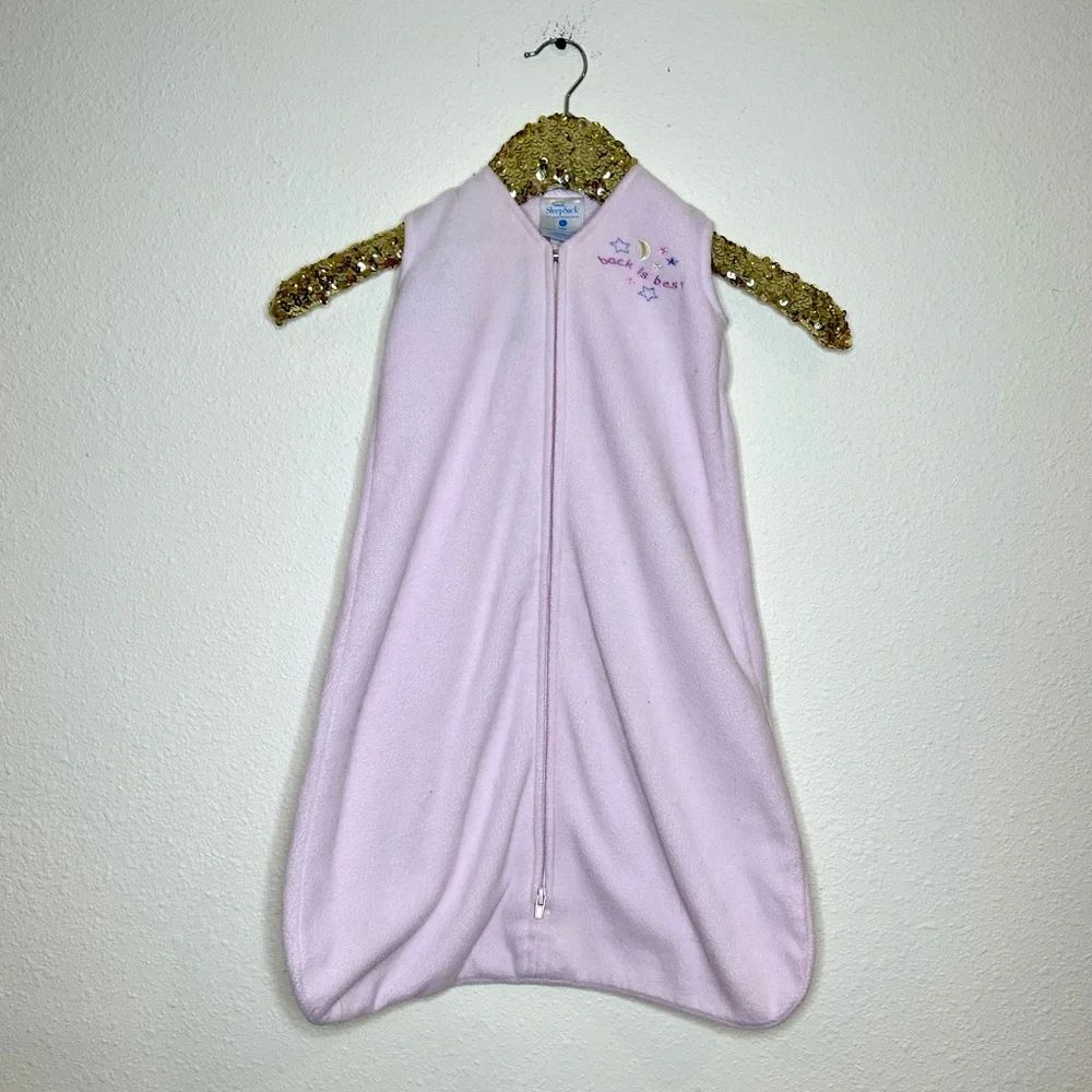 Halo Pink Fleece Cozy Pink Infant Sleep Sack Small 0-6 Months
